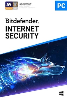 Bitdefender Internet Security (PC) 5 Devices, 1 Year - Bitdefender Key - UNITED STATES / CANADA