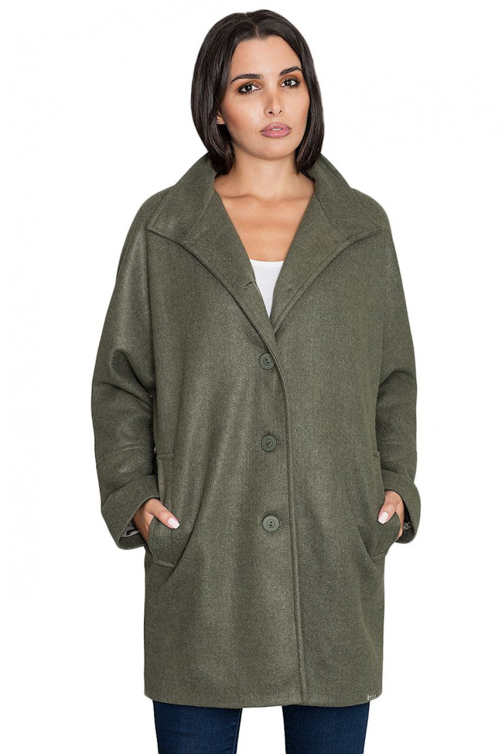 Manteau femme Figl — vert
