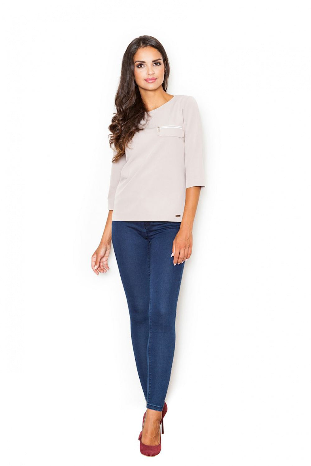 Blouse femme Figl Chemisier Chemisier — beige