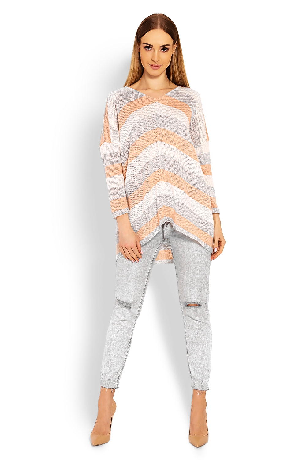 Pull femme PeeKaBoo Chandail Chandail — orange