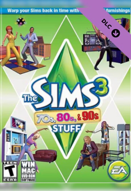 The Sims 3 70s, 80s, & 90s Stuff (PC) - EA App Key - GLOBAL
