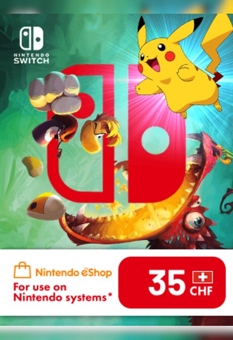 Nintendo eShop Card 35 CHF - Nintendo eShop Key - SWITZERLAND