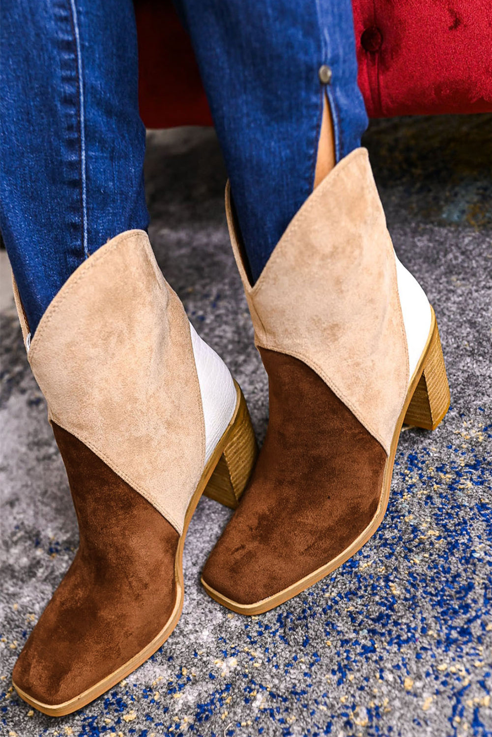 Pièce mode femme colorblock