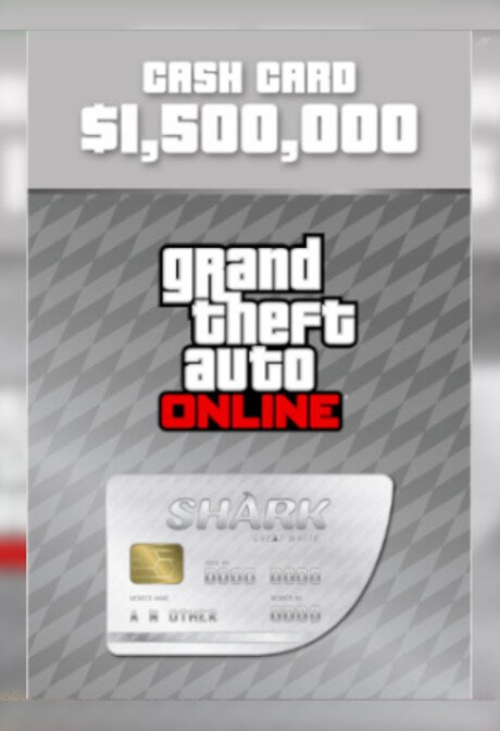 Grand Theft Auto Online: Great White Shark Cash Card 1500000 (Xbox One) - Xbox Live Key - GLOBAL