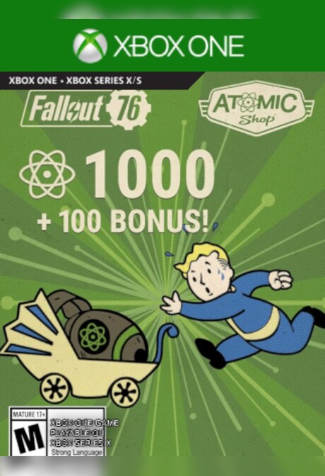Fallout 76 Currency (Xbox One) 1000 + 100 Bonus Atoms - Xbox Live Key - GLOBAL