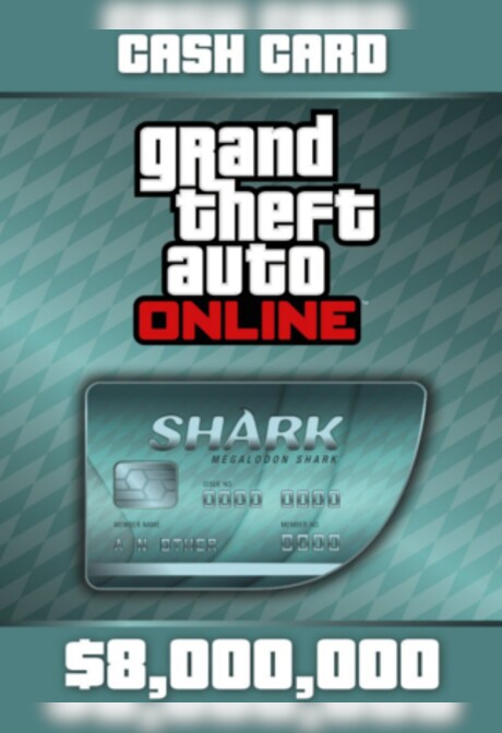 Grand Theft Auto Online: Megalodon Shark Cash Card (PC) 8000000 - Rockstar Key - EUROPE
