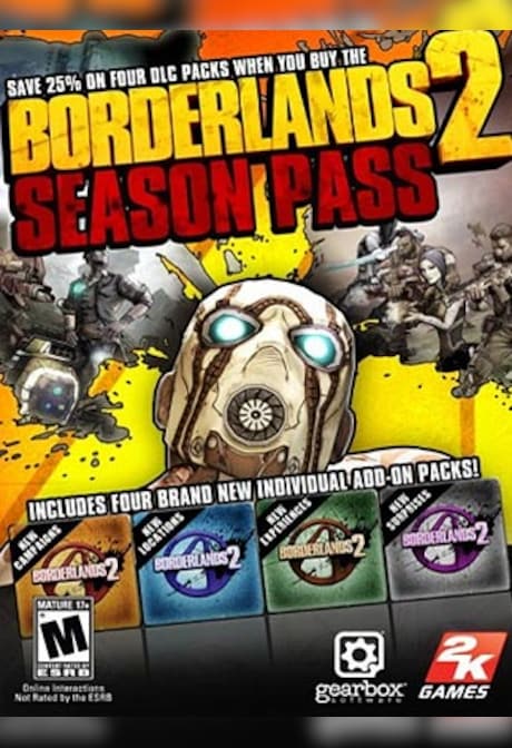 Borderlands 2 - Season Pass (PC) - Steam Gift - EUROPE