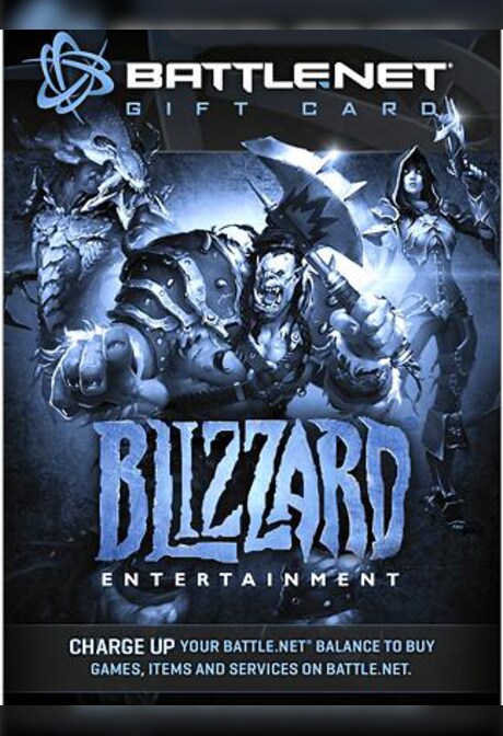 Blizzard GiftCard 50 USD - Battle.net Key - For USD Currency Only