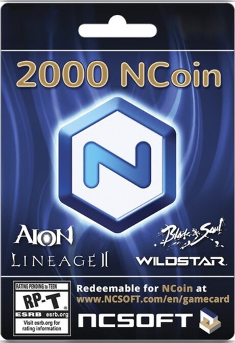 2000 NCoins - NCSoft Key - GLOBAL