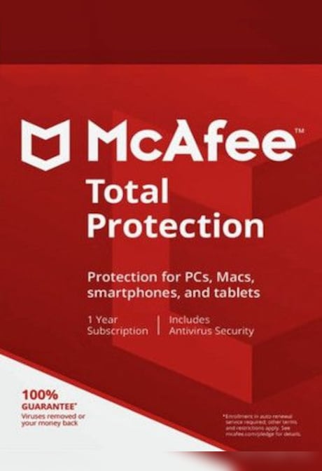 McAfee Total Protection PC 1 Device 1 Year Key UNITED STATES