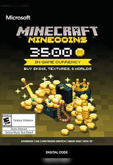 Minecraft: Minecoins Pack 3500 Coins - Xbox Live - GLOBAL