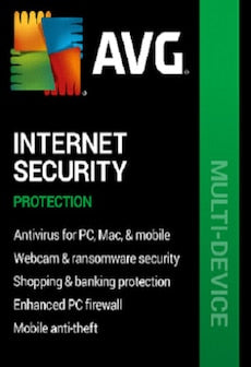 AVG Internet Security (PC, Android, Mac, iOS) (10 Devices, 1 Year) - AVG Key - GLOBAL