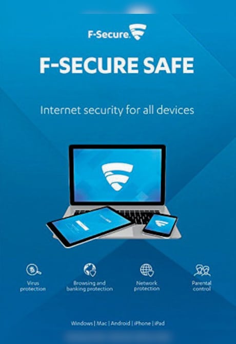 F-Secure Internet Security (formerly SAFE) (PC, Android, Mac) 1 Device, 3 Years - F-Secure Key - GLOBAL
