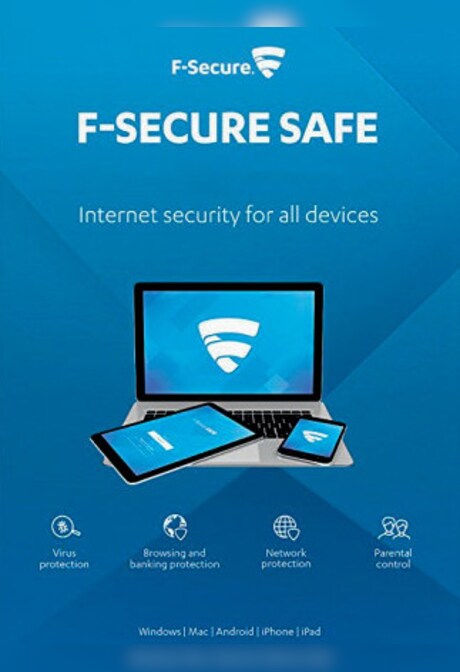 F-Secure Internet Security (formerly SAFE) (PC, Android, Mac) - 1 Device, 1 Year - F-Secure Key GLOBAL