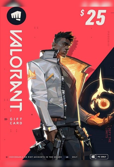 VALORANT Gift Card 25 USD - Riot Key - UNITED STATES