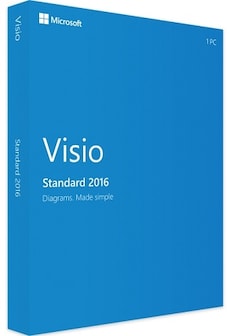 Microsoft Visio 2016 Standard (PC) - Microsoft Key - GLOBAL