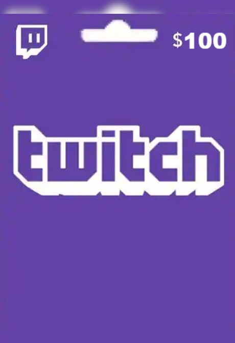Twitch Gift Card 100 USD - twitch Key - UNITED STATES
