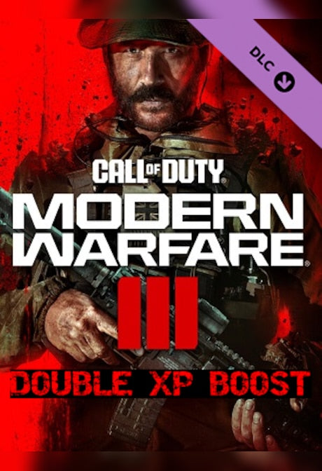 Call of Duty: Modern Warfare III Boost 3 Hours Double XP Boost (PC, PS5, PS4, Xbox Series X/S, Xbox One) - Call of Duty Official Key - GLOBAL