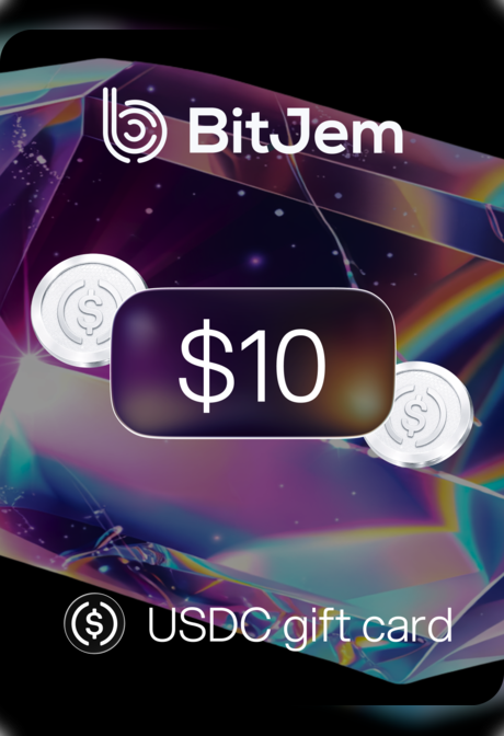 BitJem Crypto Gift Card USDC 10 USD - BitJem Key