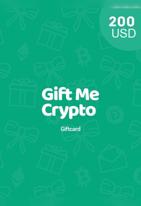 Gift Me Crypto Gift Card 200 USD - giftmecrypto Key - GLOBAL