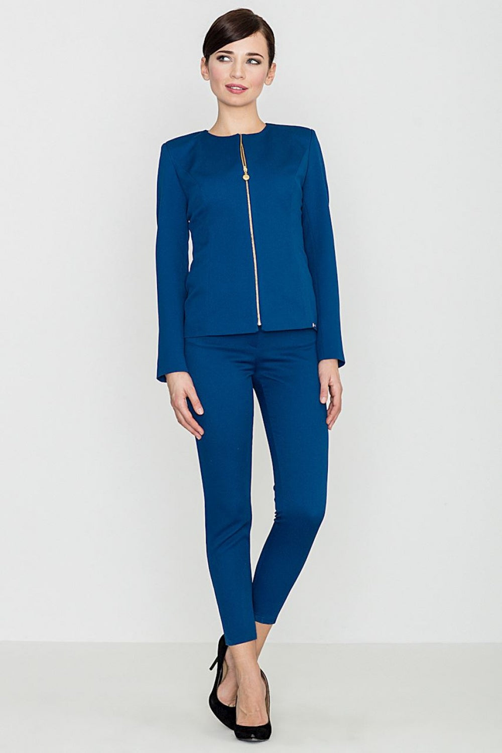 Chaussures à talons femme Lenitif Pantalon Long Pantalon — bleu