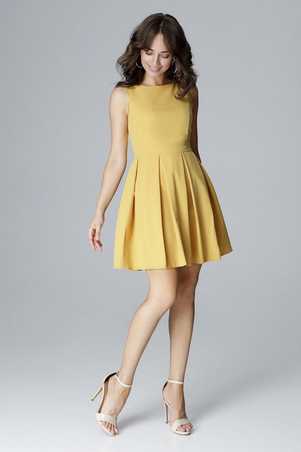 Robe femme Lenitif De Cocktail De — jaune