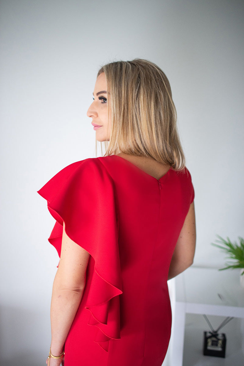 Robe femme Jersa De Cocktail De — rouge