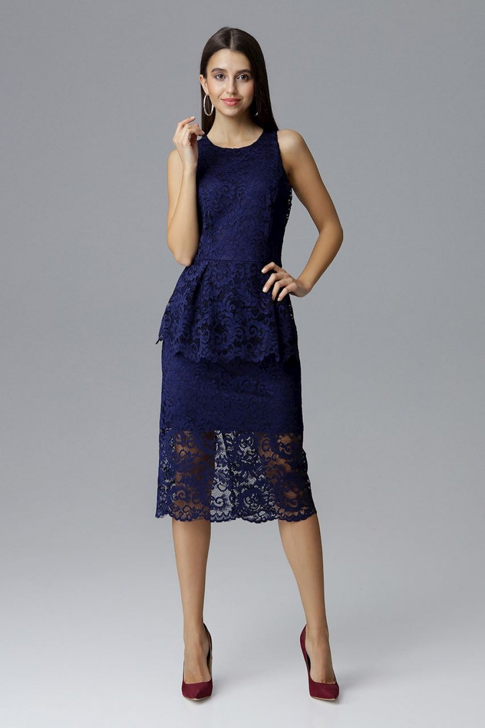Robe femme Figl De Soirée De — bleu marine