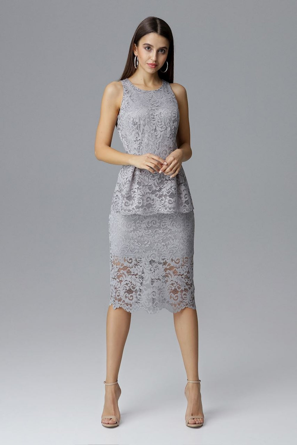 Robe femme Figl De Soirée De — gris