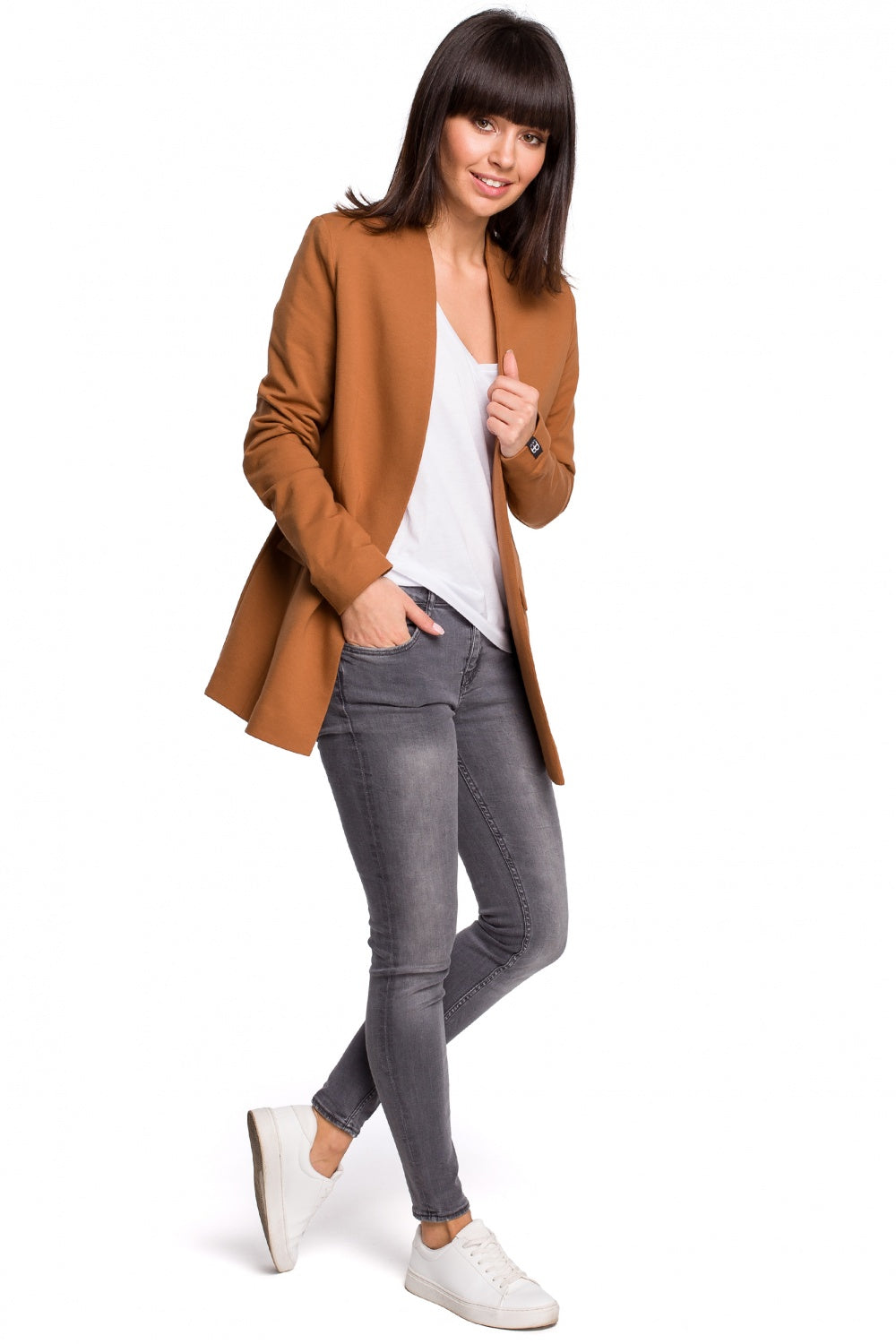 Blazer femme BeWear — brun