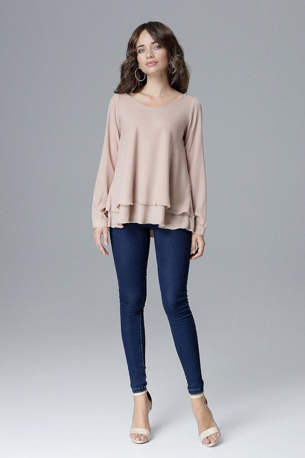 Blouse femme Lenitif Chemisier Chemisier — beige