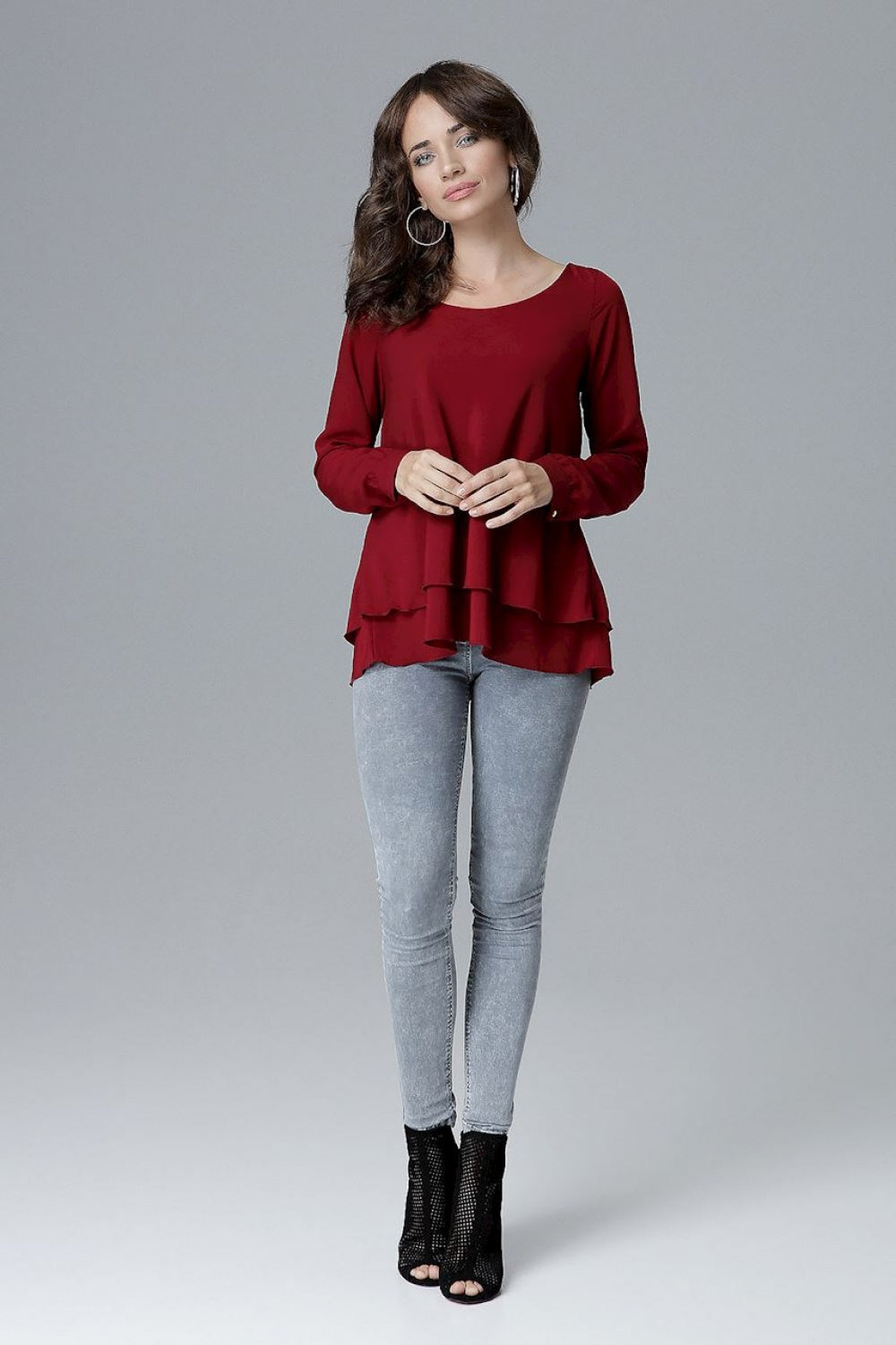Blouse femme Lenitif Chemisier Chemisier — rouge