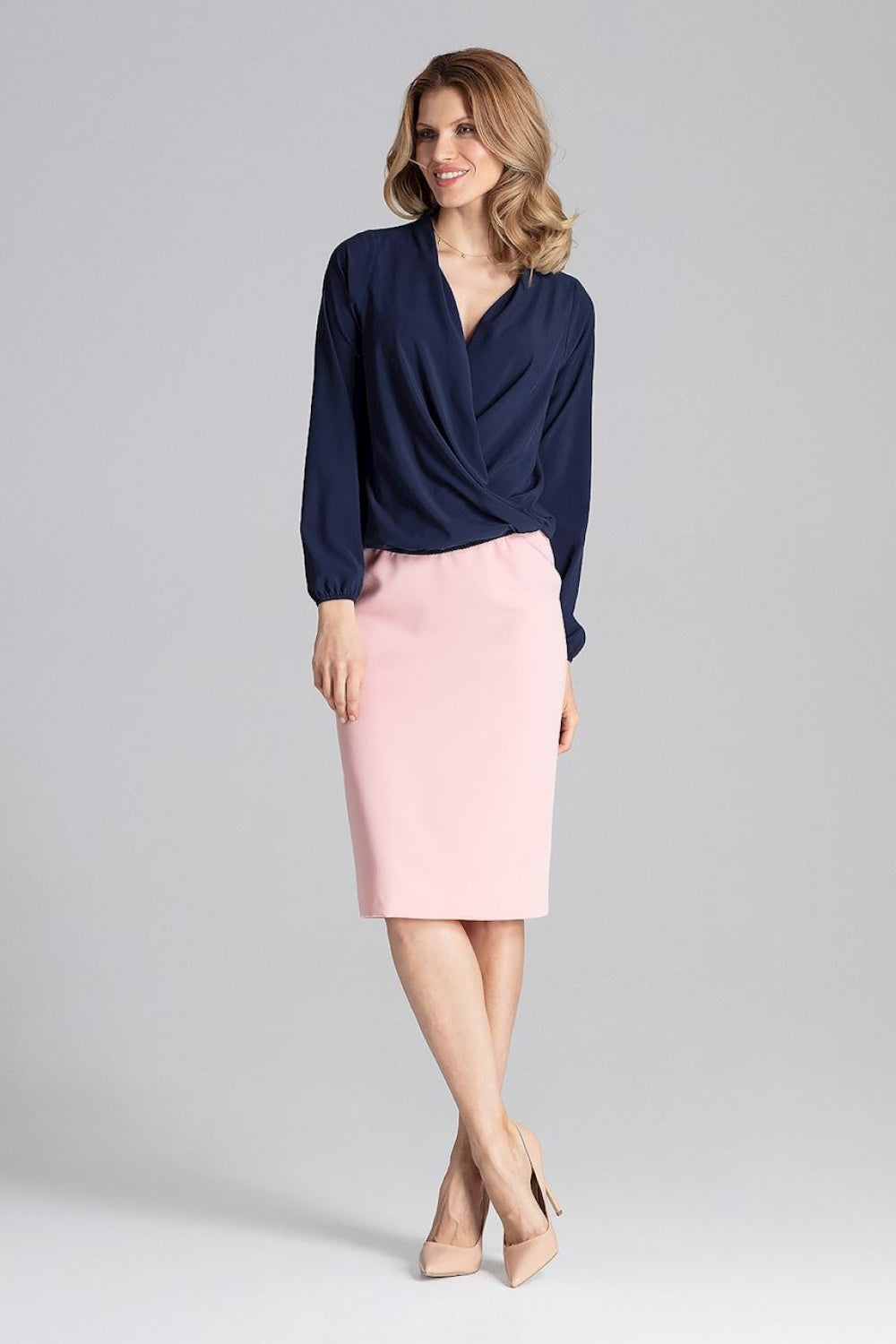 Blouse femme Figl Chemisier Chemisier — bleu marine