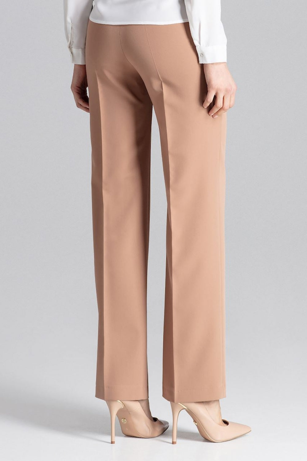 Chaussures à talons femme Figl Pantalon Long Pantalon — brun