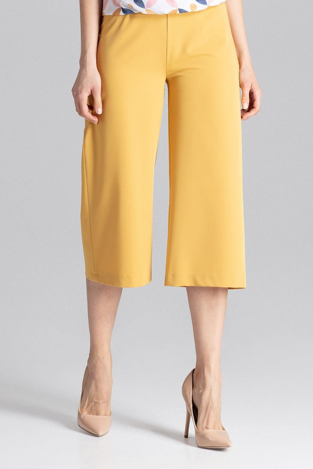 Chaussures à talons femme Figl Pantalon Pantalon — jaune
