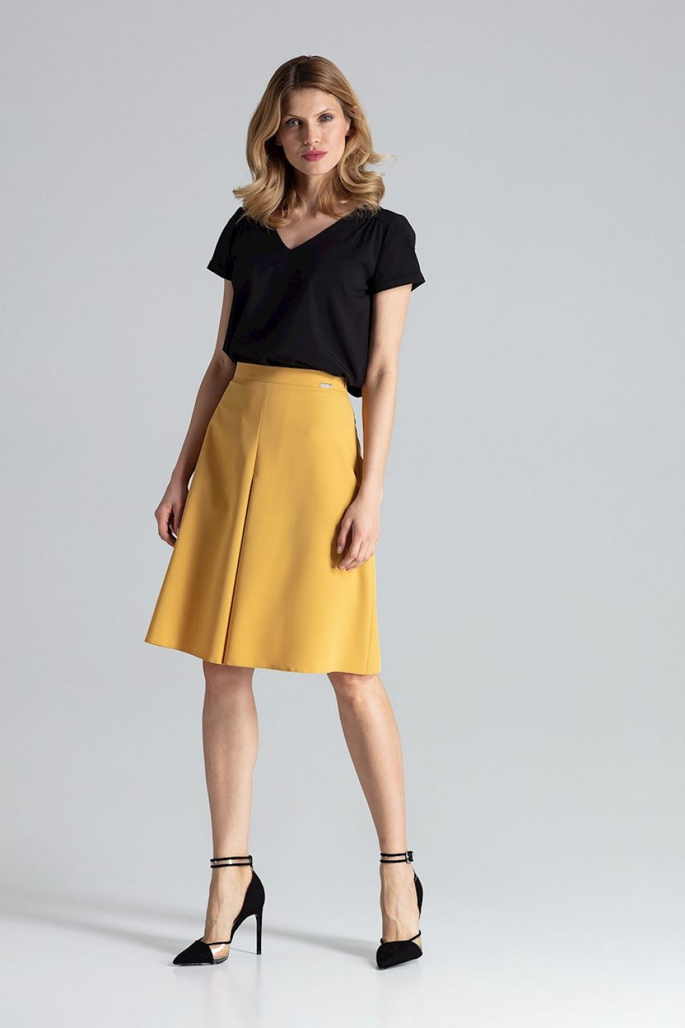 Jupe femme Figl — jaune