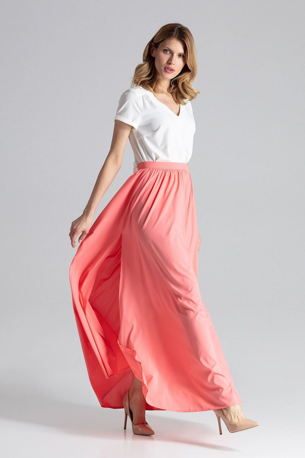 Jupe femme Figl Longue Longue — rosé