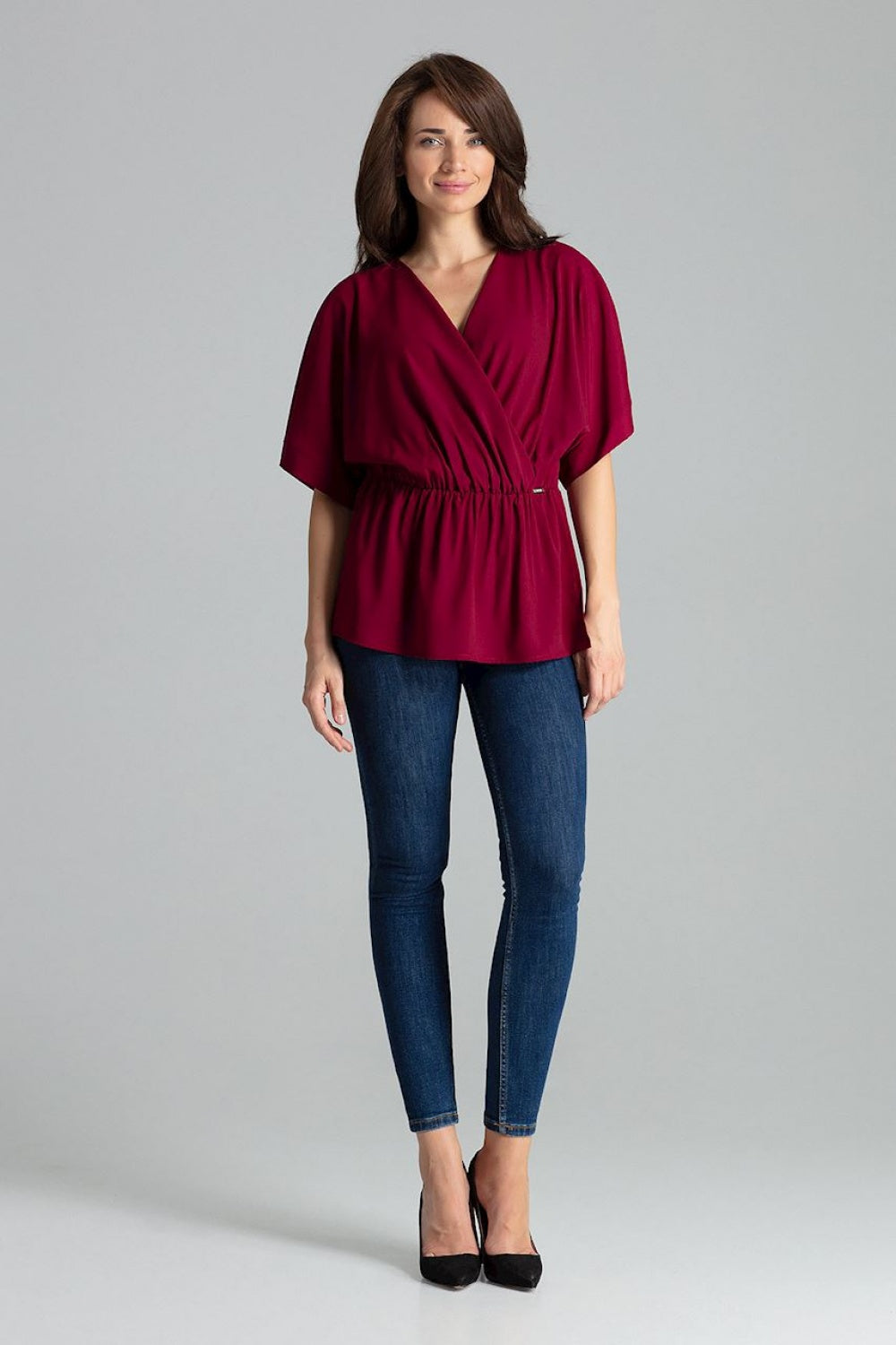 Blouse femme Lenitif Chemisier Chemisier — rouge