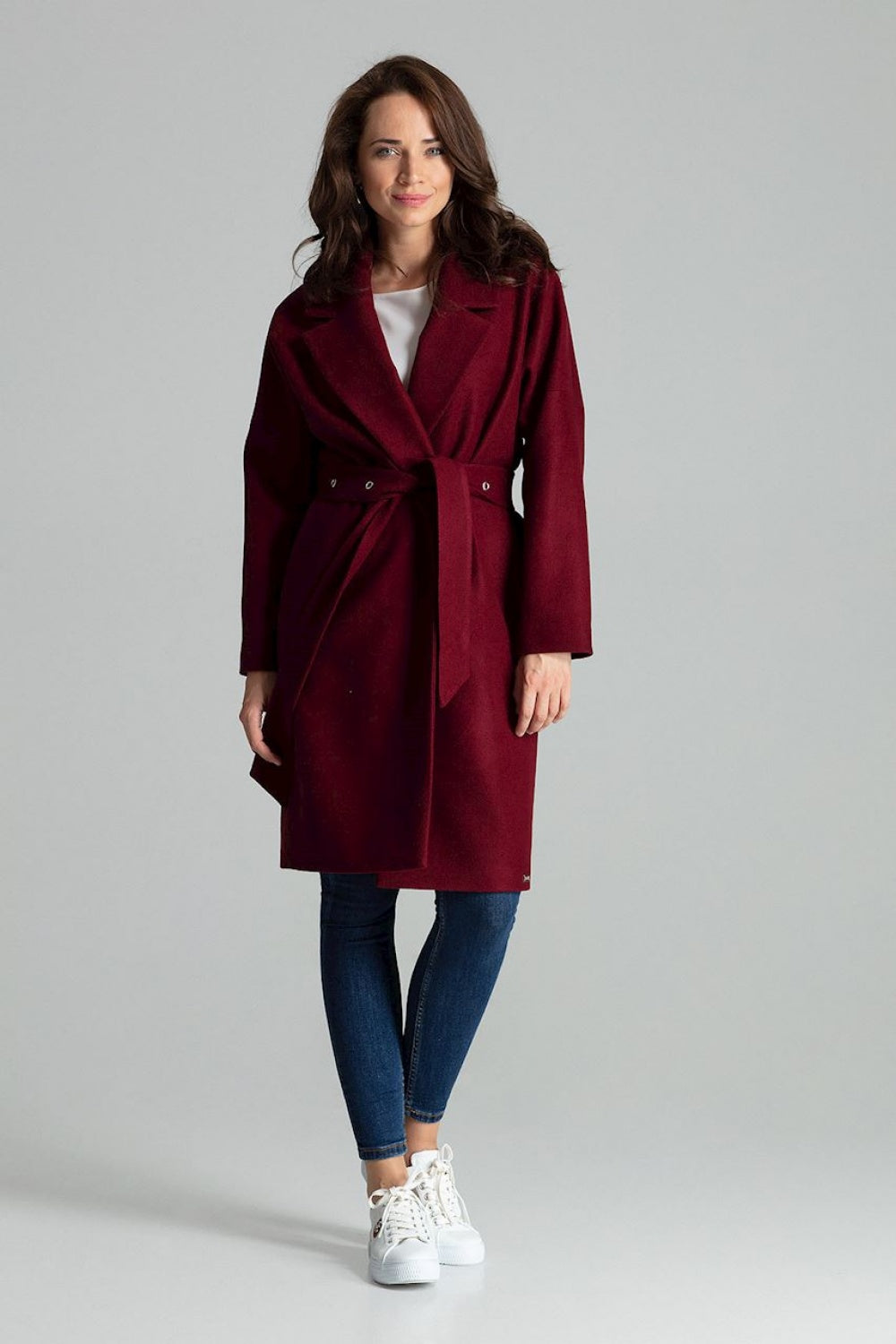 Manteau femme Lenitif — rouge