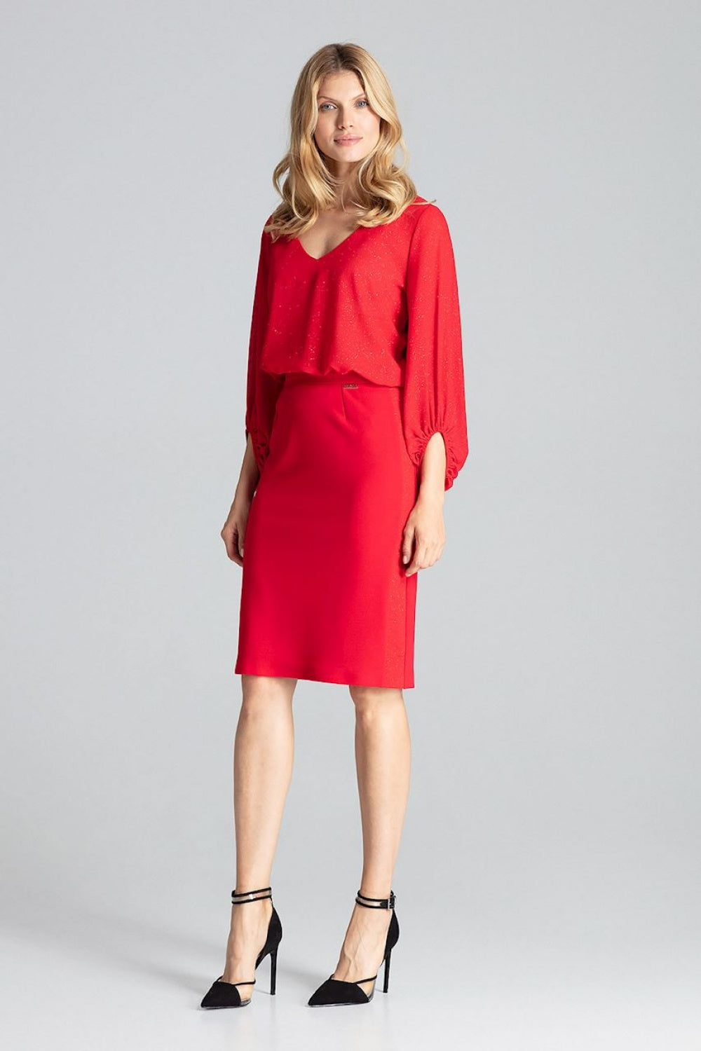 Jupe femme Figl — rouge