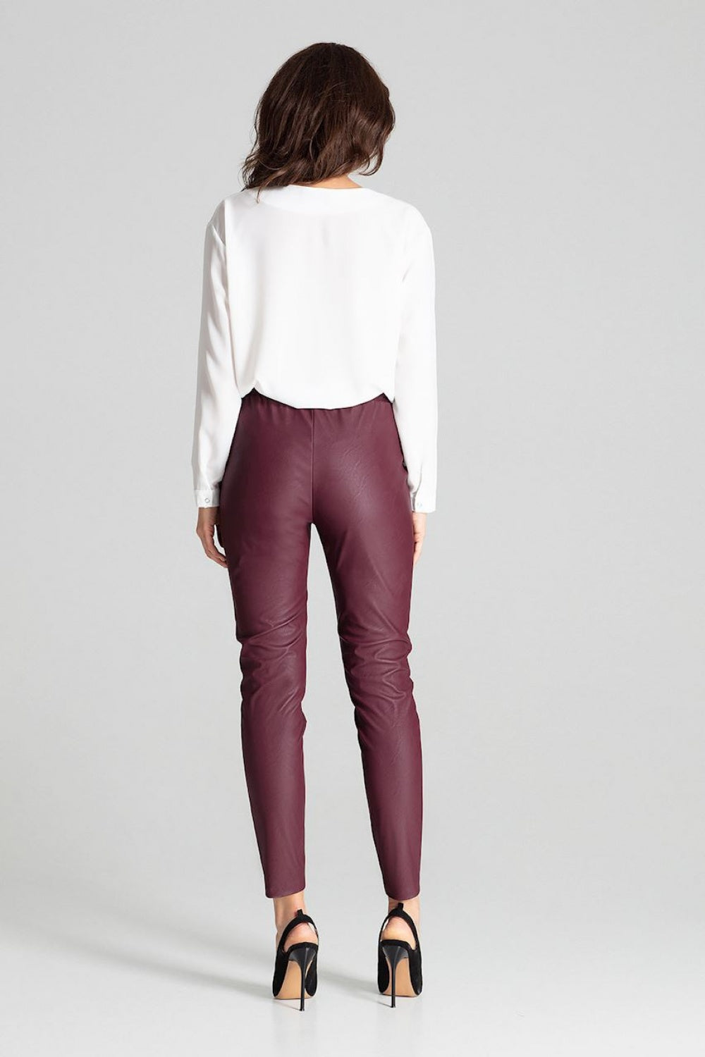 Chaussures à talons femme Lenitif Pantalon Long Pantalon — rouge