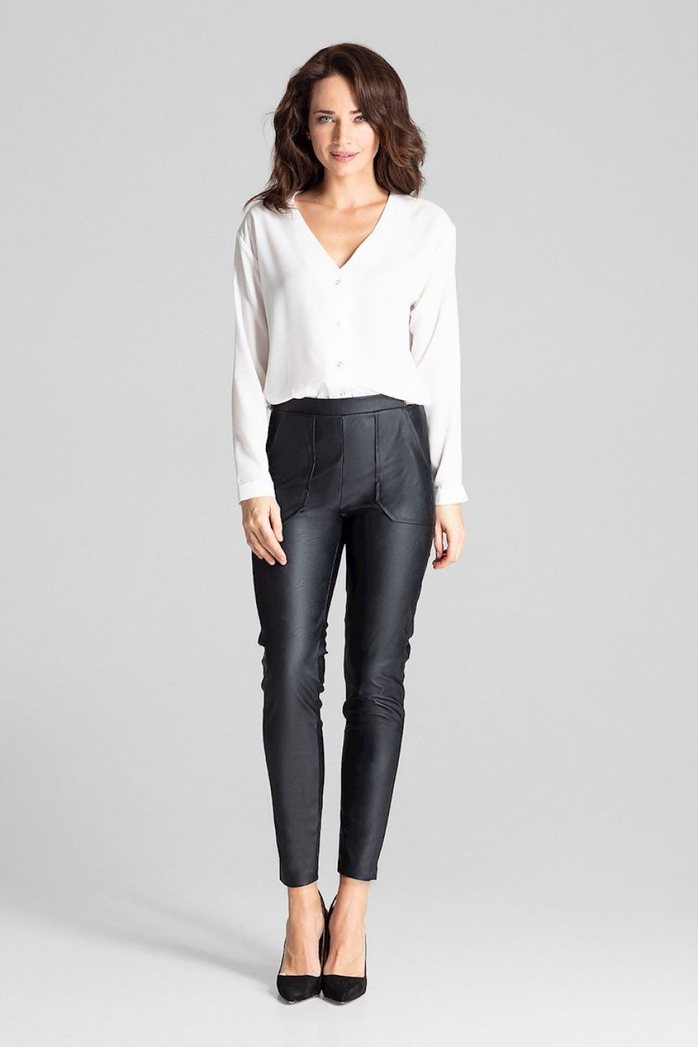 Chaussures à talons femme Lenitif Pantalon Long Pantalon — noir