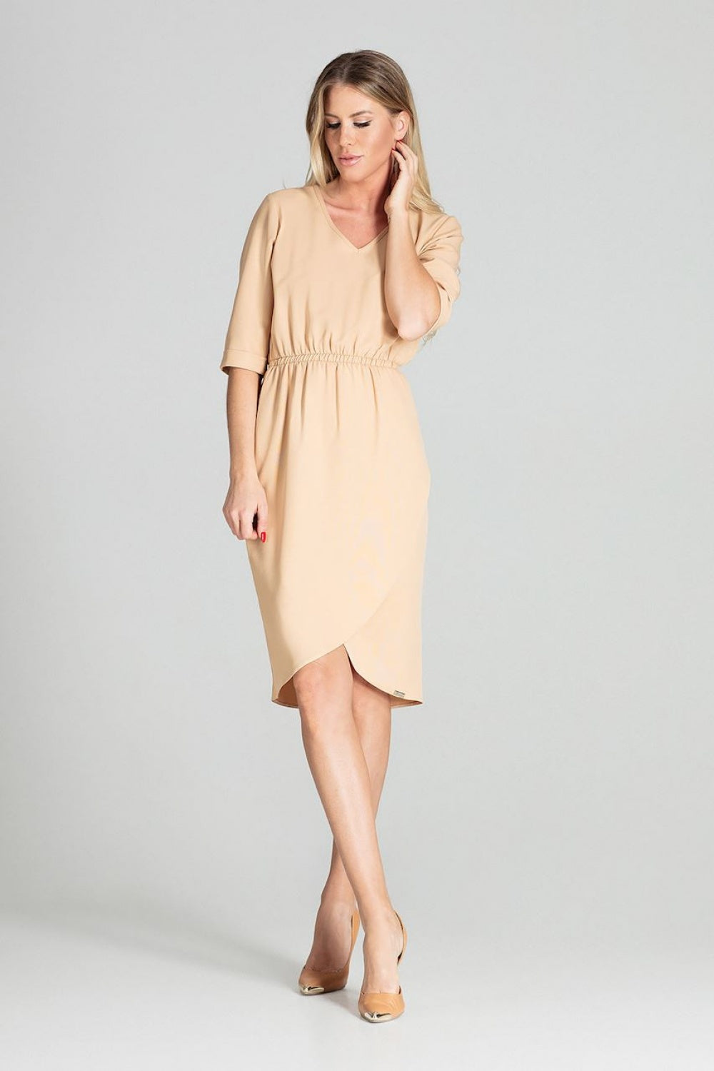 Robe femme Figl De Jour De — beige