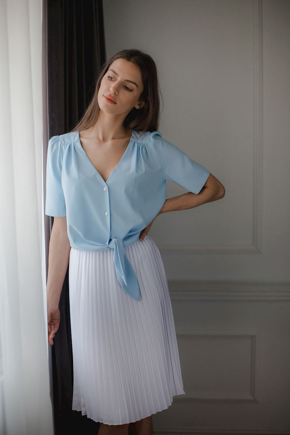 Blouse femme Lenitif — bleu