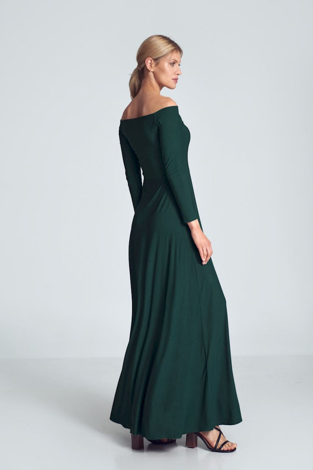 Robe femme Figl Longue Longue — vert