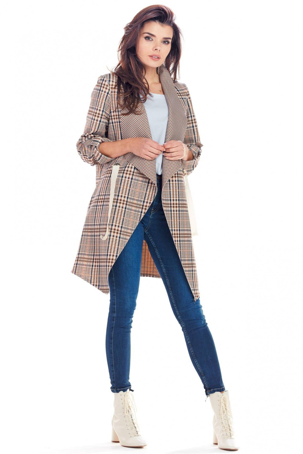 Blazer femme awama — brun