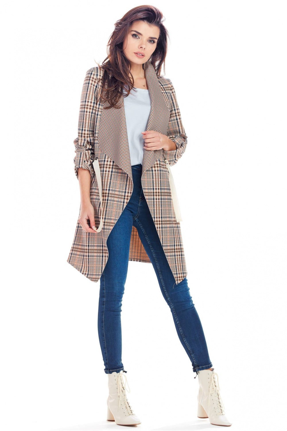 Blazer femme awama — brun