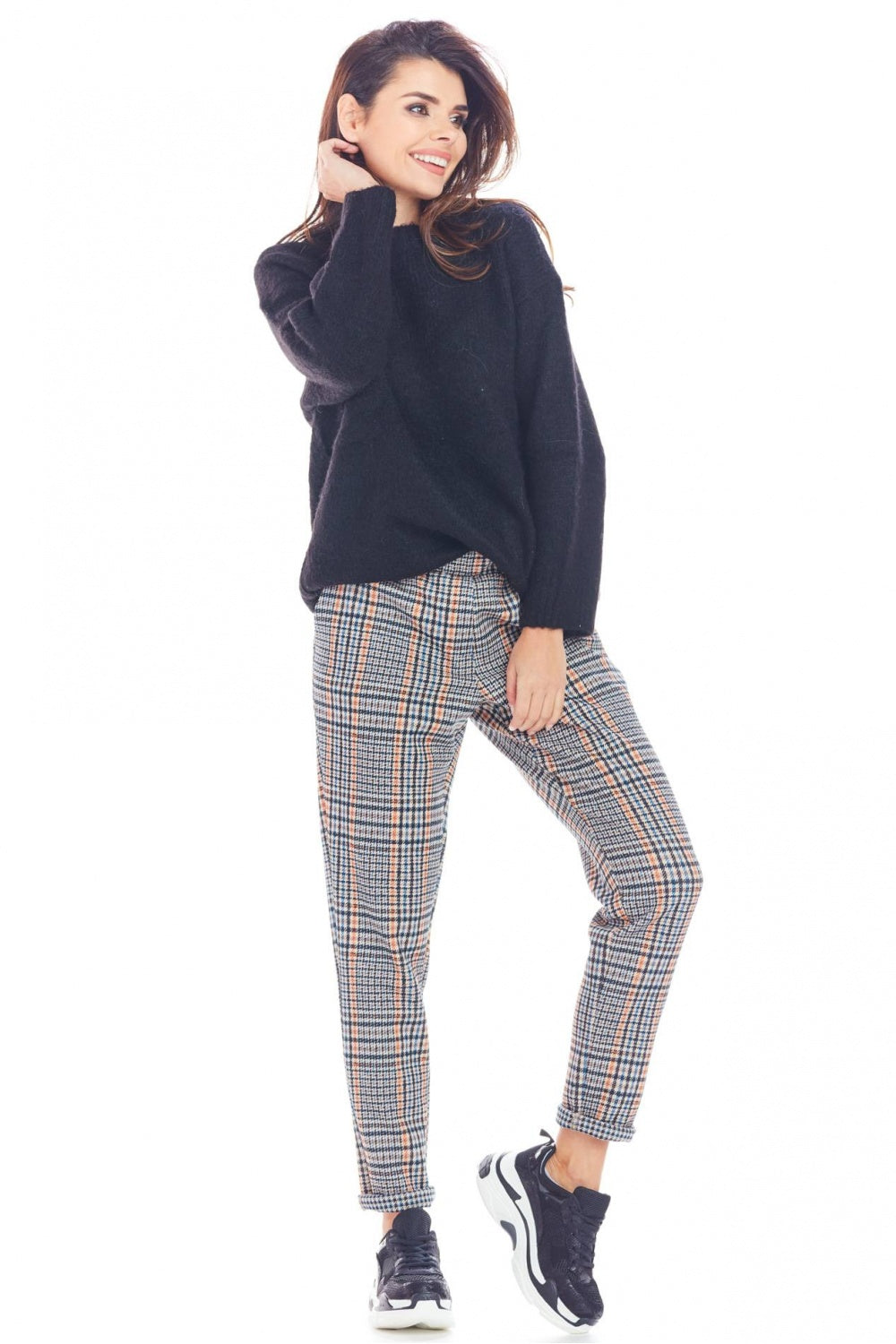 Chaussures à talons femme awama Pantalon Pantalon — bleu marine