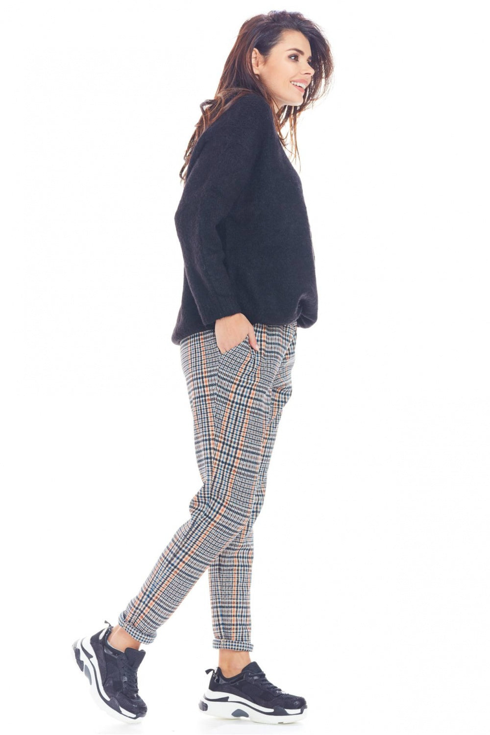 Chaussures à talons femme awama Pantalon Pantalon — bleu marine