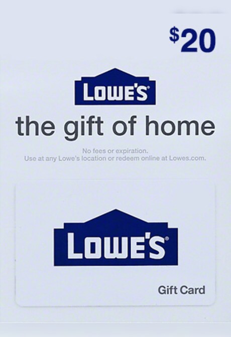 Lowe's Gift Card 20 USD - Lowe's Key - UNITED STATES
